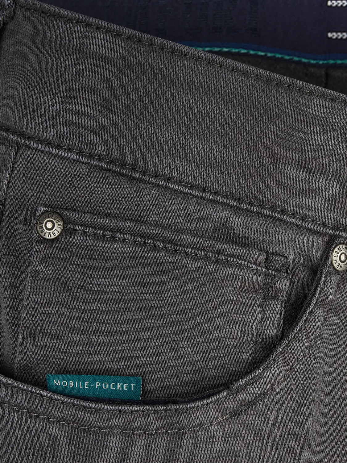 Club of Comfort Alex 8409 Hose dunkelgrau Tencel