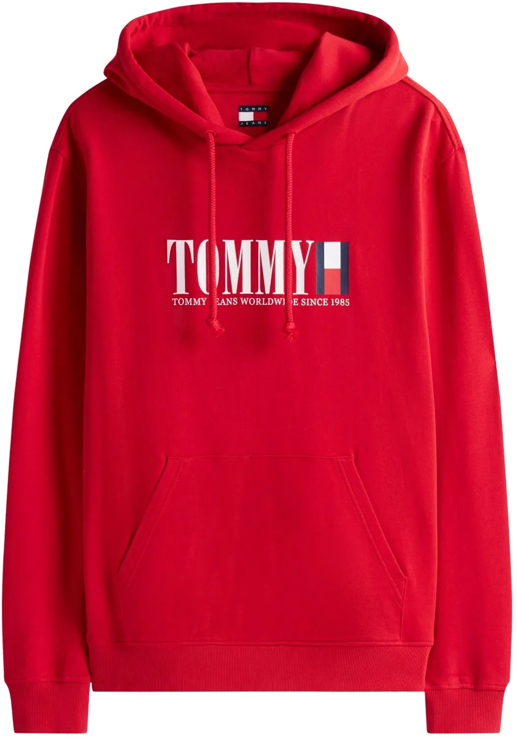 Tommy Jeans Graphic Hoodie Herren Schwarz L Kapuze