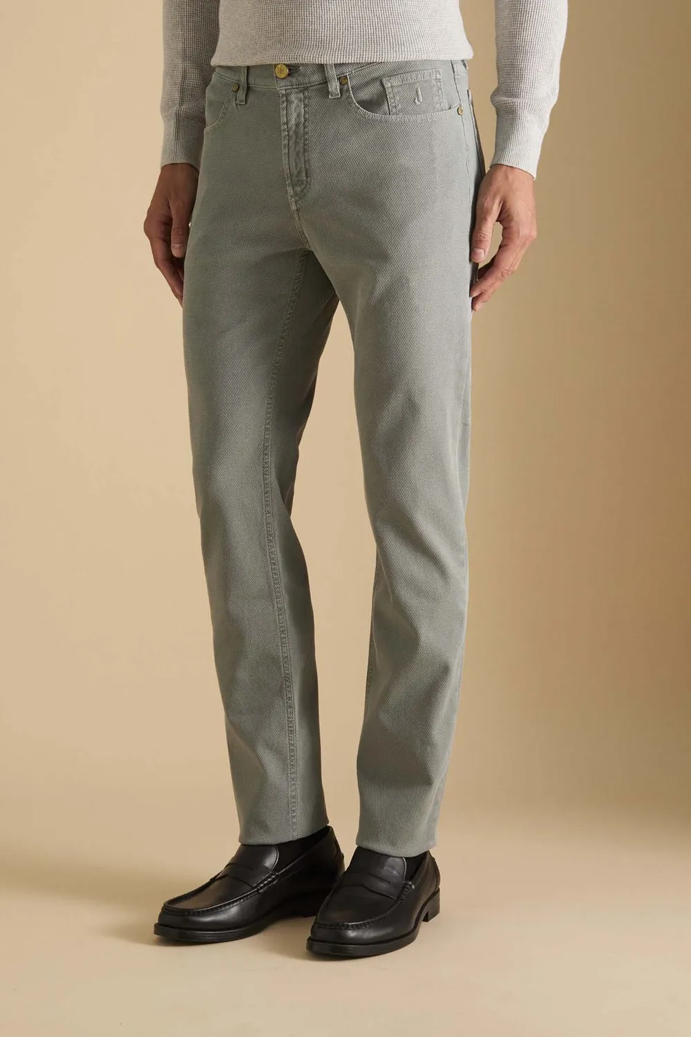 Jeckerson Jordan Hose Herren hellgrau Slim Fit