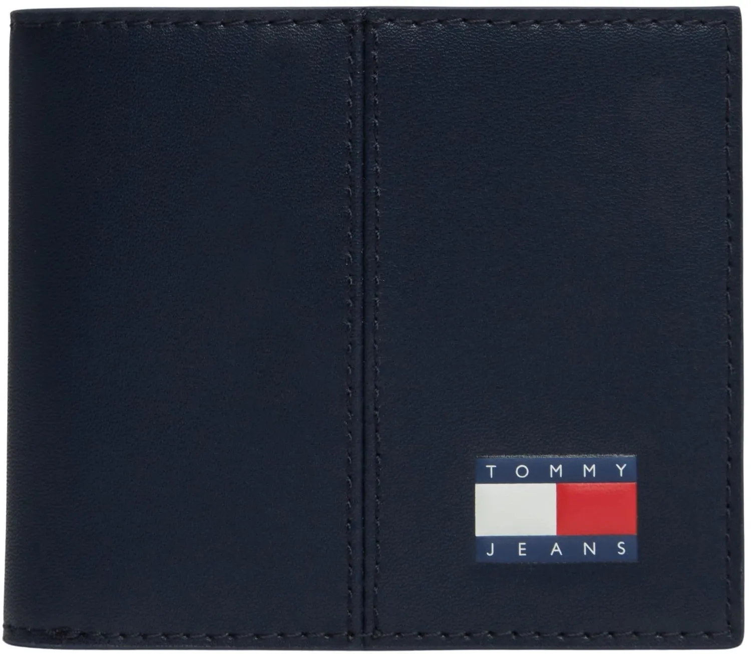 Tommy Jeans Heritage Wallet Geldbeutel Schwarz Leder