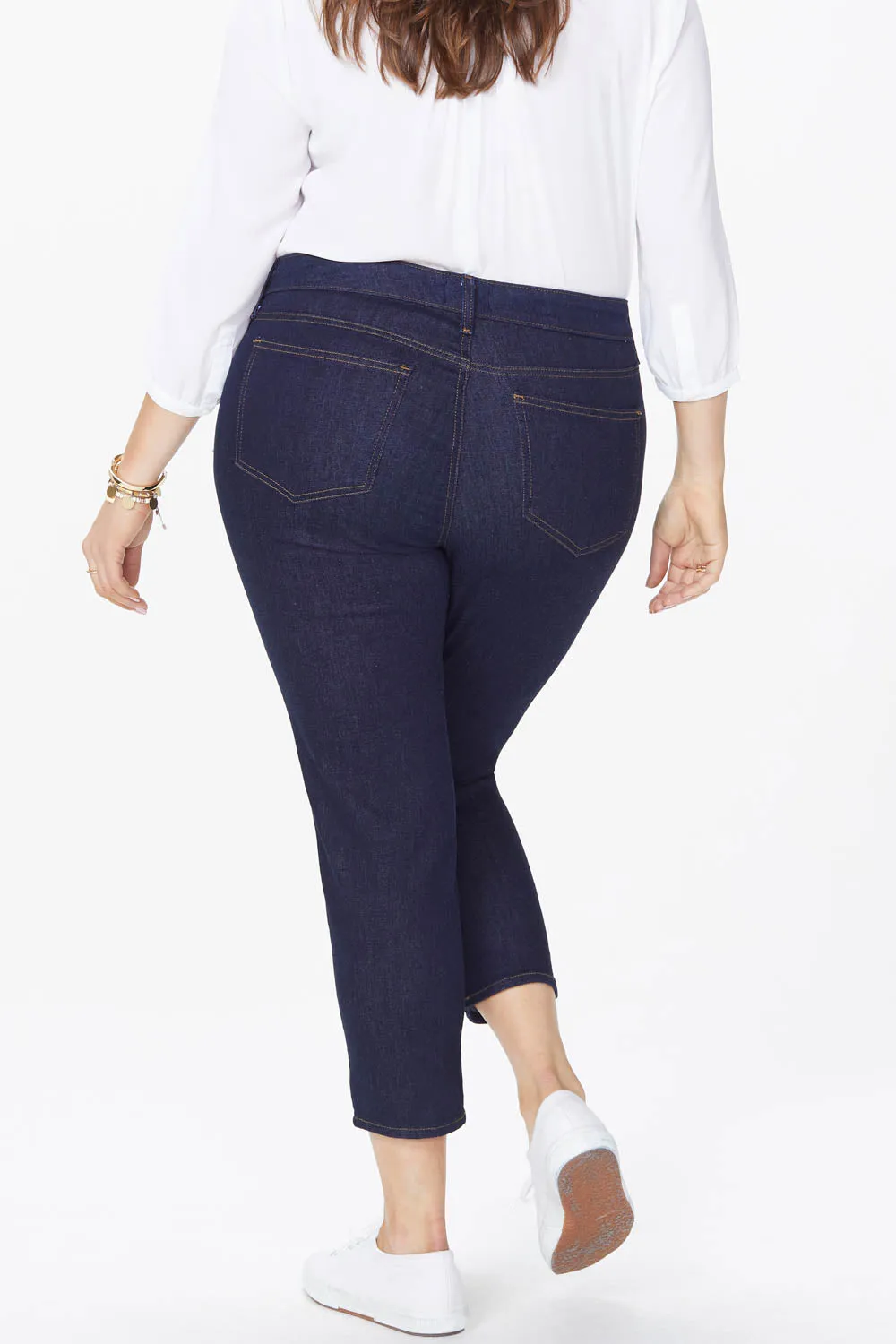 NYDJ Alina Skinny Ankle Jeans Rinse Plus