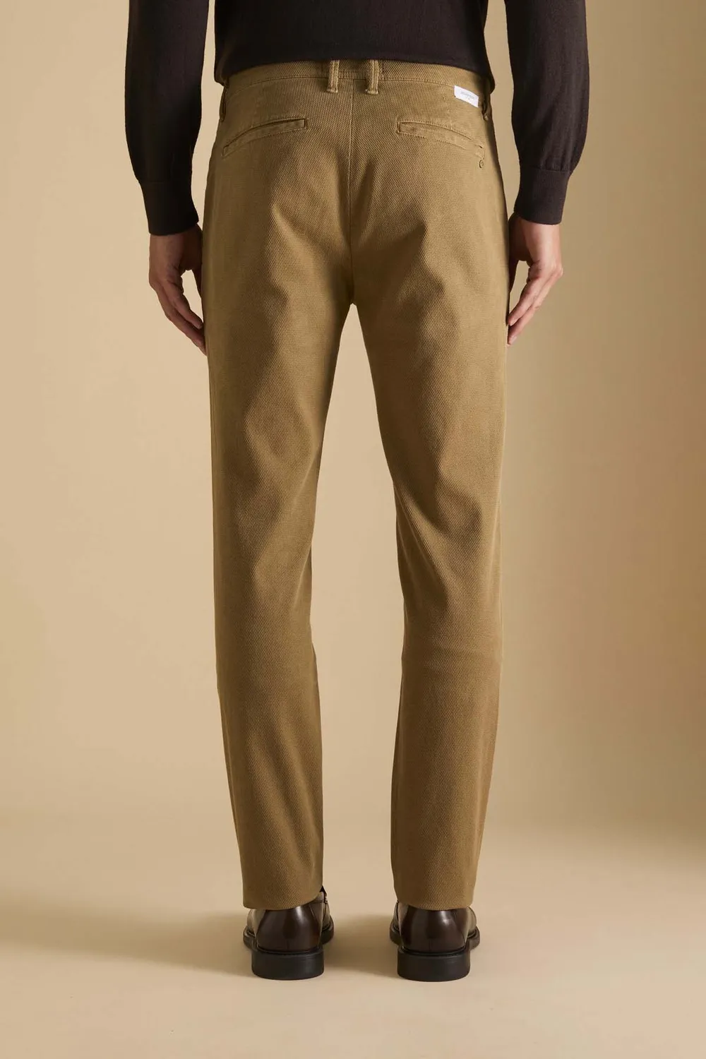 Jeckerson Jack Chino Herren beige Slim Fit Baumwolle