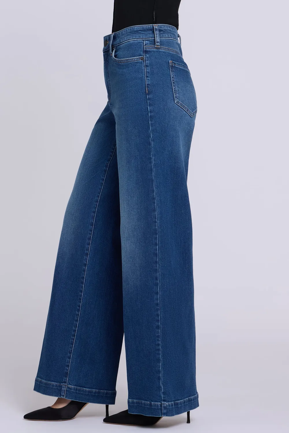 NYDJ Teresa Wide Leg Jeans Blaze Lift Tuck