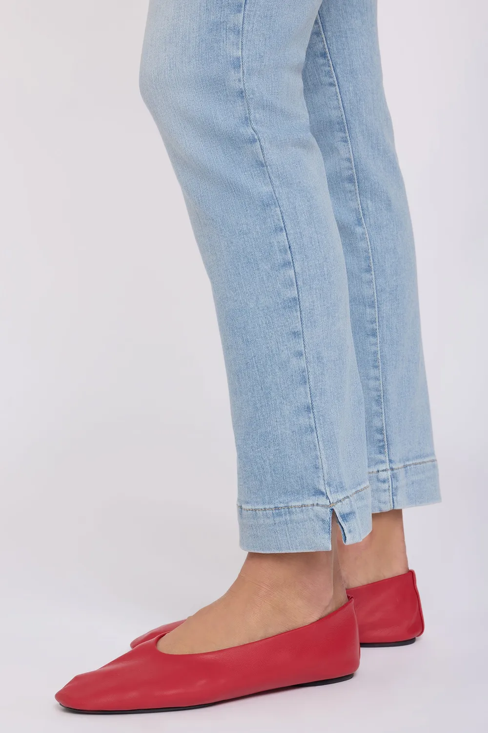 NYDJ Sheri Slim Straight Petite Jeans Keys View