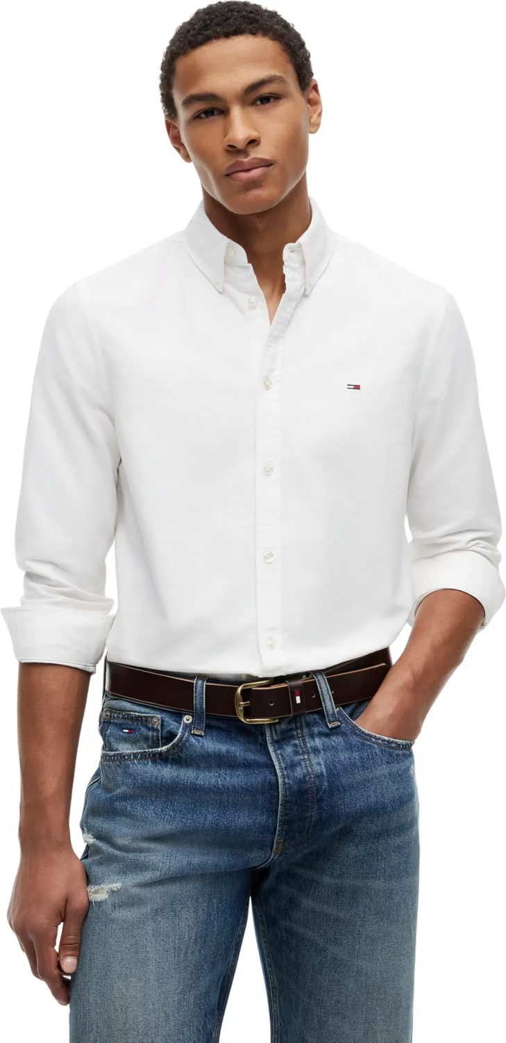 Tommy Jeans Oxford Shirt Regular Hemd blau