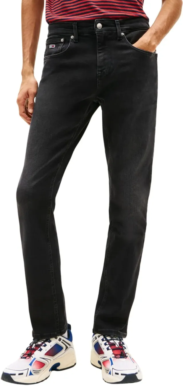 Tommy Jeans Scanton Slim Fit Herrenjeans 38W/30L schwarz