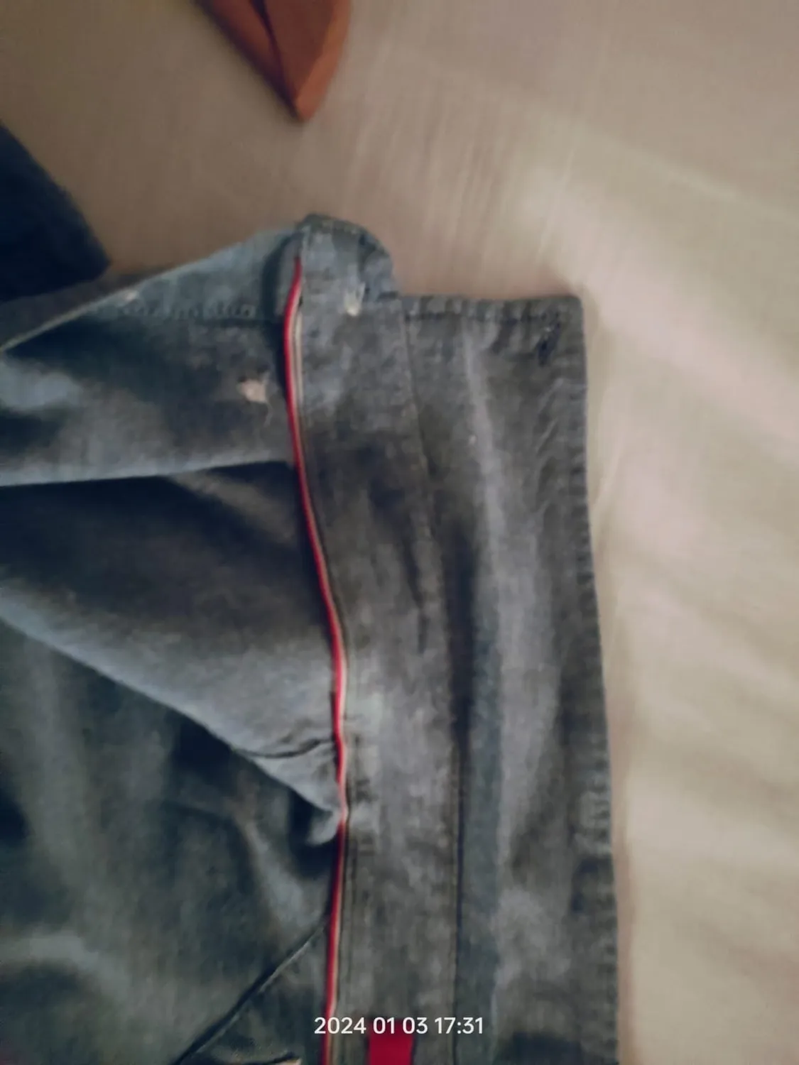 Tommy Jeans TJM Slim Hemd Herren Langarm Weiß L