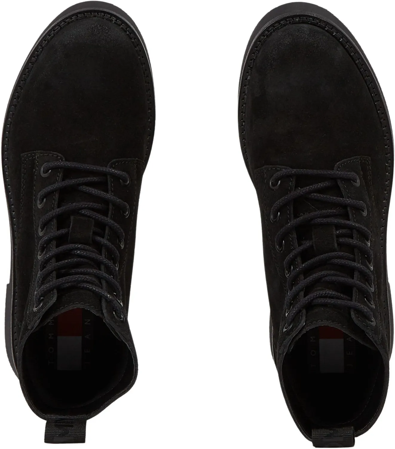 Tommy Jeans Lace Up Boot Suede Damen Stiefel mittelhoch
