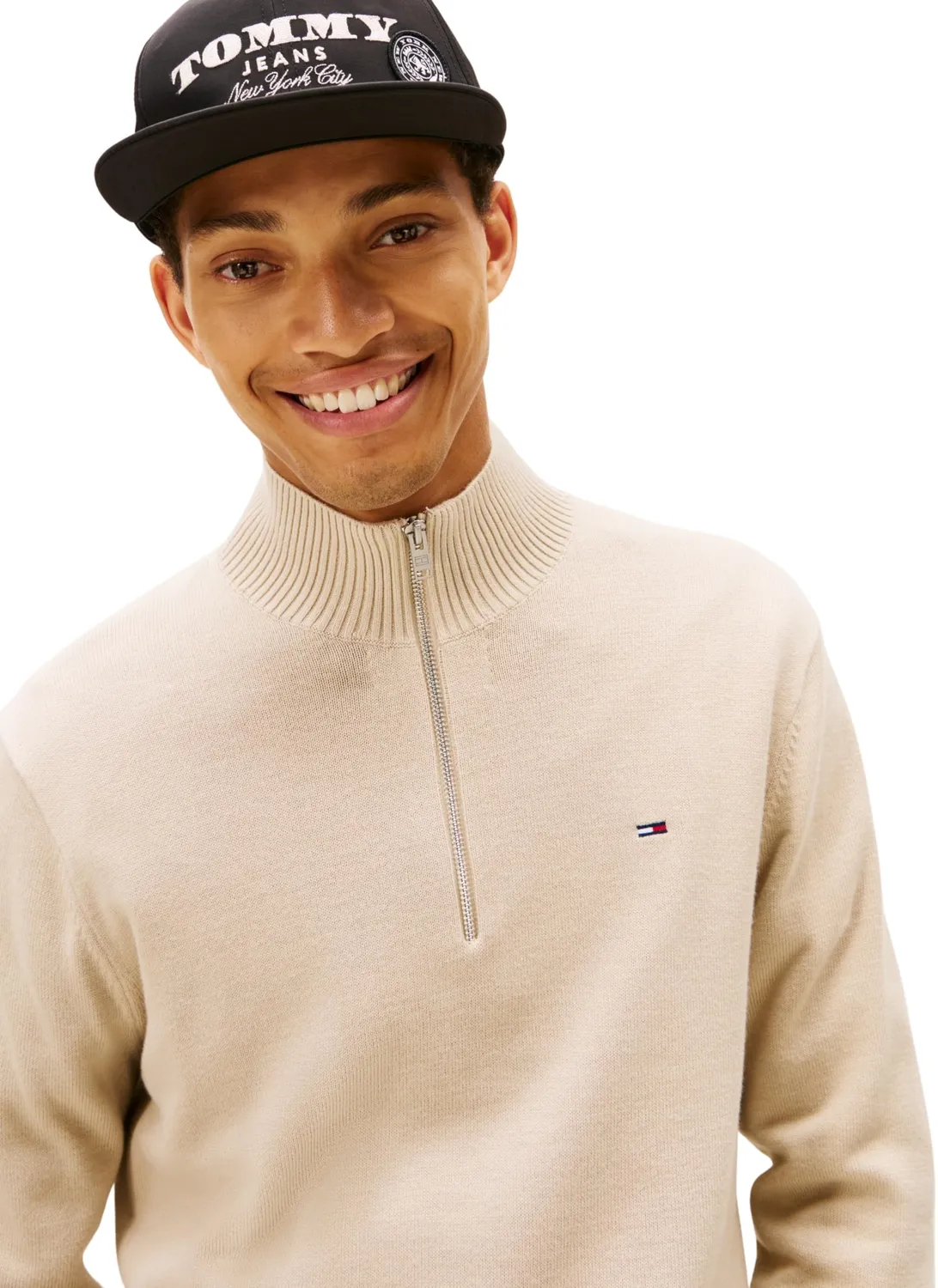 Tommy Jeans Light Pullover Herren Reiverschluss XXL