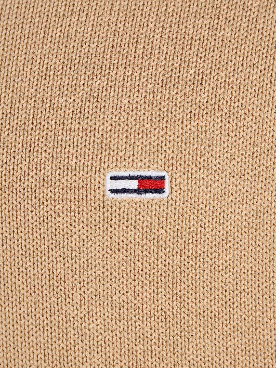 Tommy Jeans Essential Crew Neck Herren Strickpullover M Beige