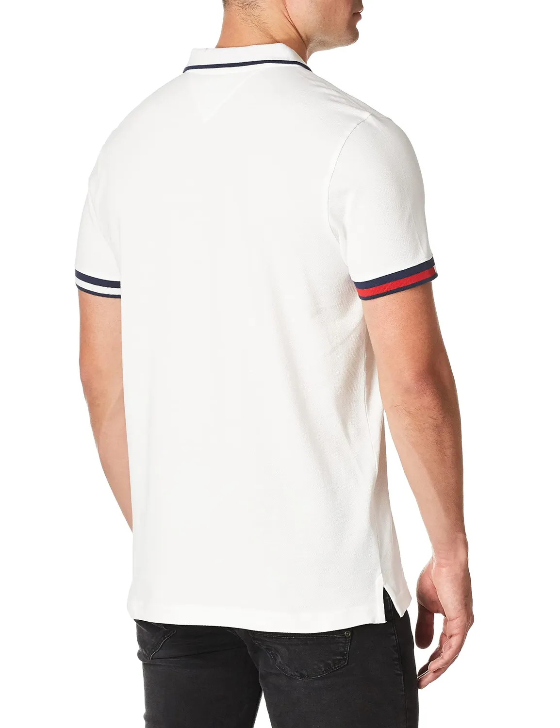 Tommy Jeans TJM REG Flag Cuffs Polo XS Baumwolle