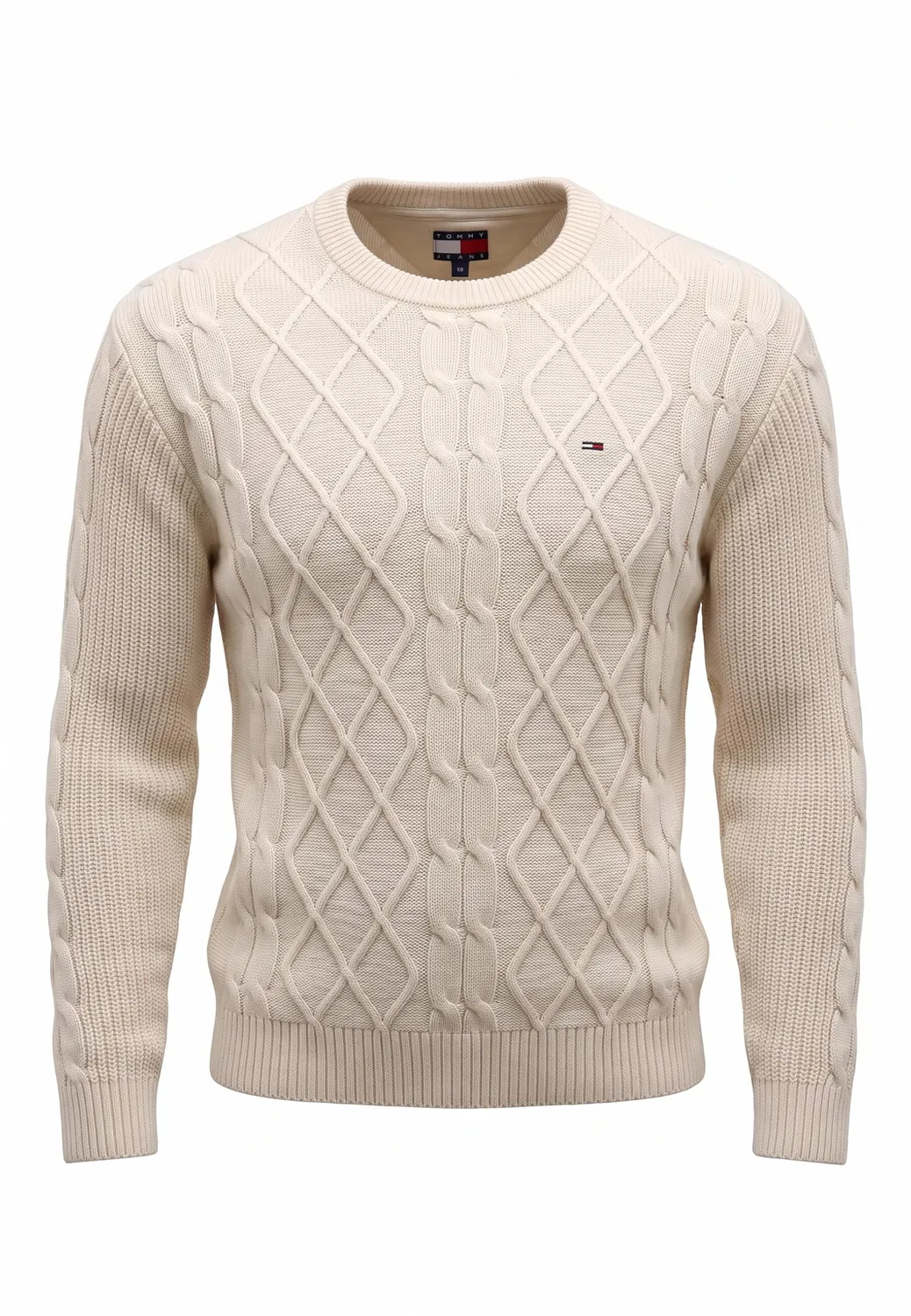 Tommy Jeans TJM Cable Knit DM0DM23405 Pullover Herren