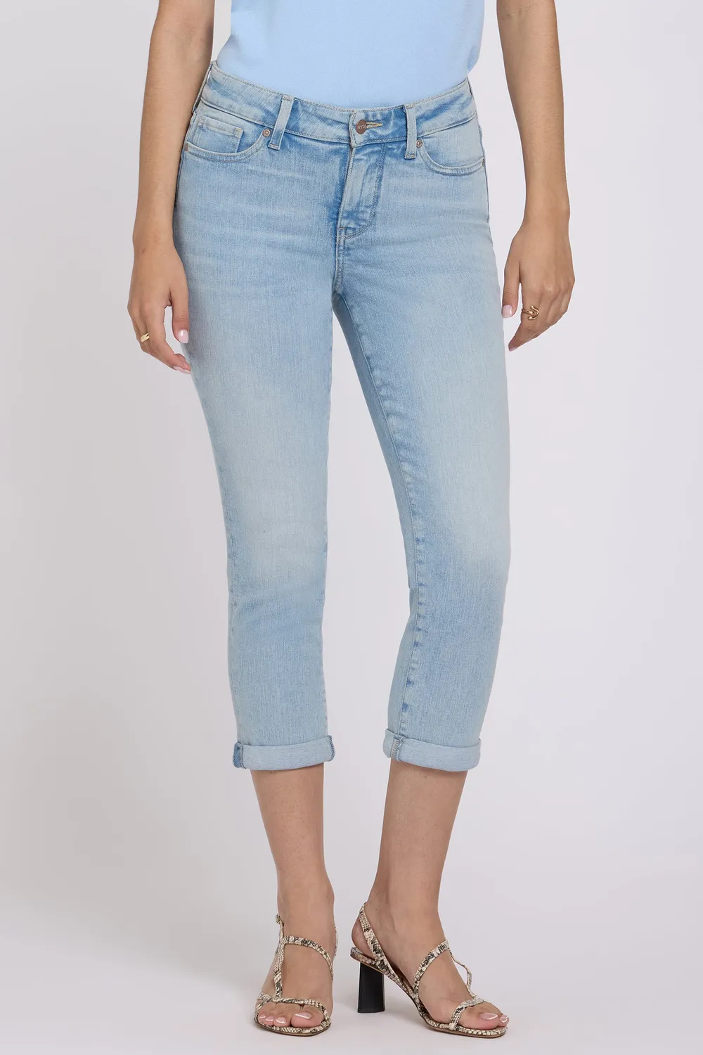 NYDJ Chloe Skinny Capri Jeans Keys View verkürzt