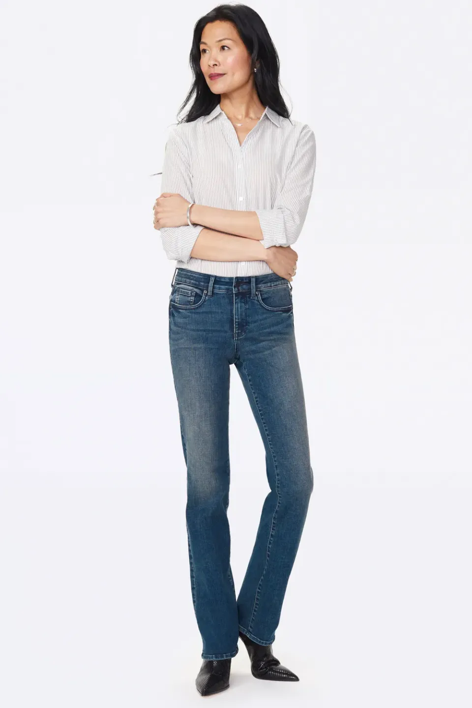 NYDJ Marilyn Straight Jeans Lombard