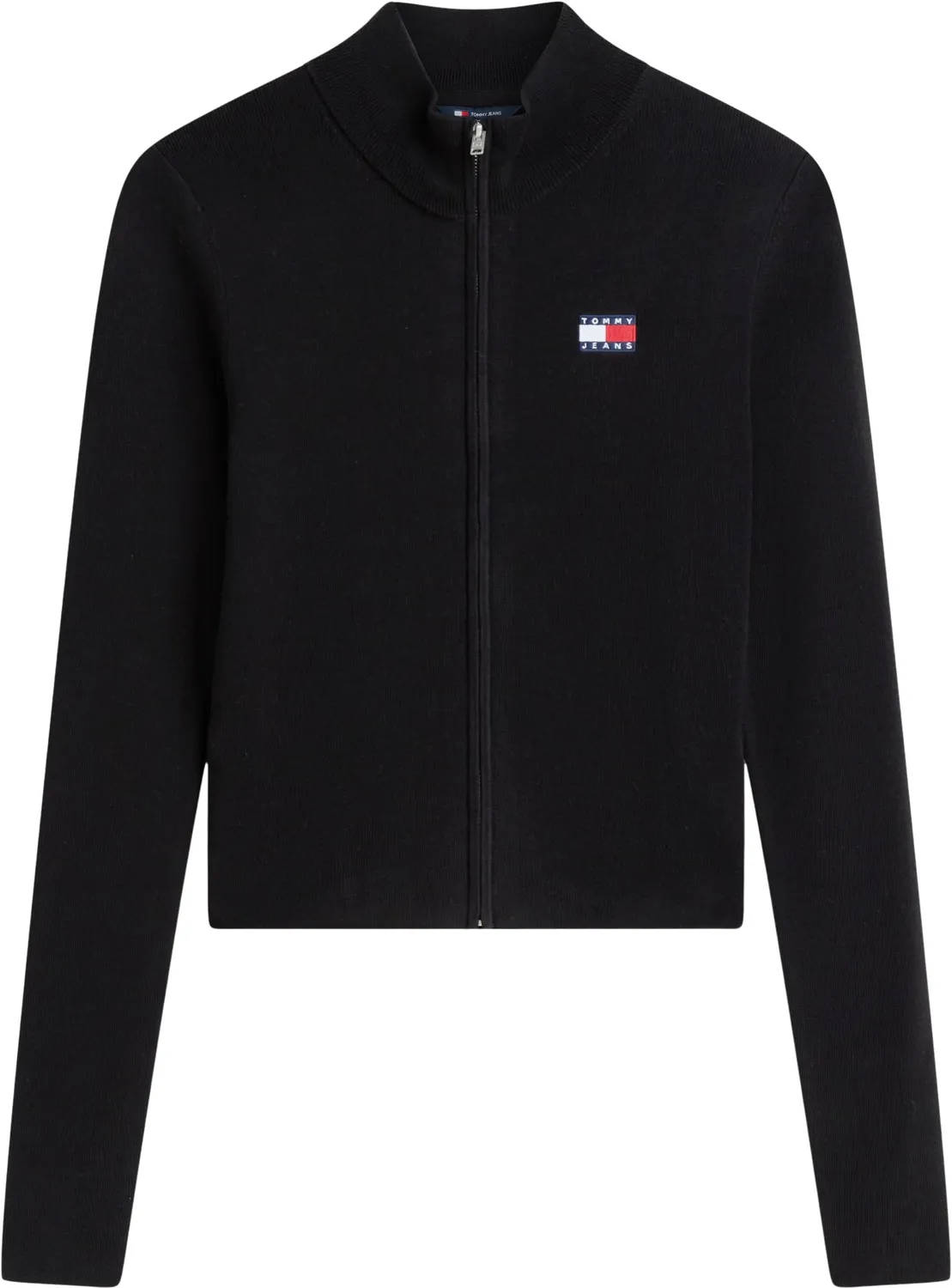 Tommy Jeans Cardigan Strickjacke XL Schwarz Reissverschluss