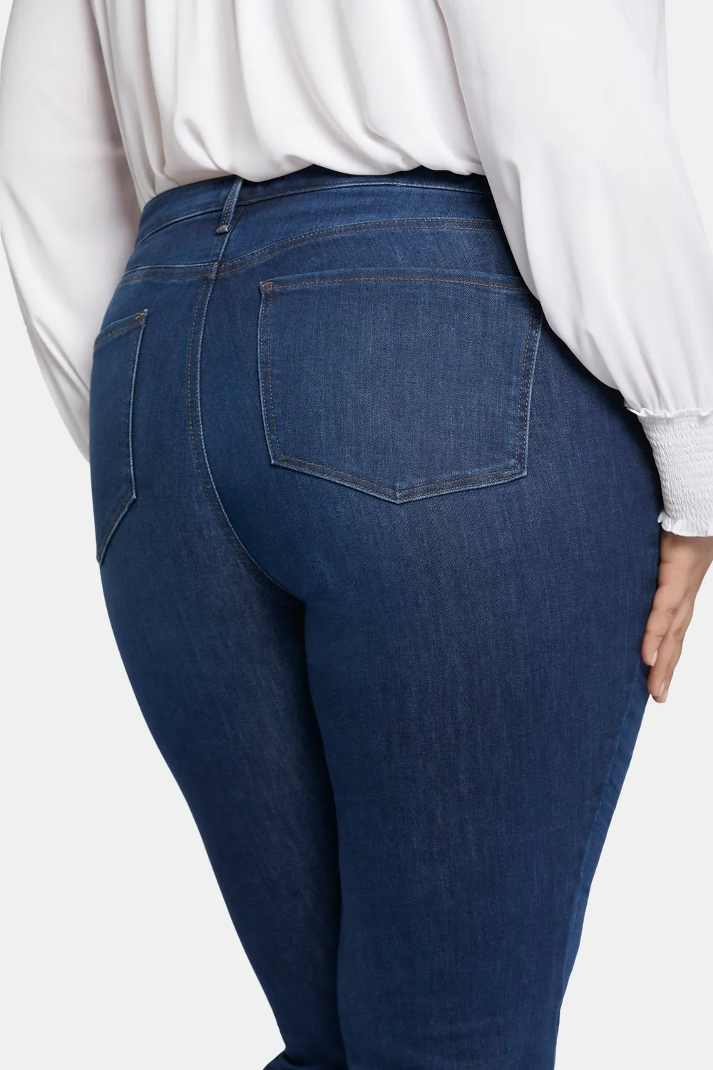 NYDJ Barbara Bootcut Jeans Plus Cooper blau