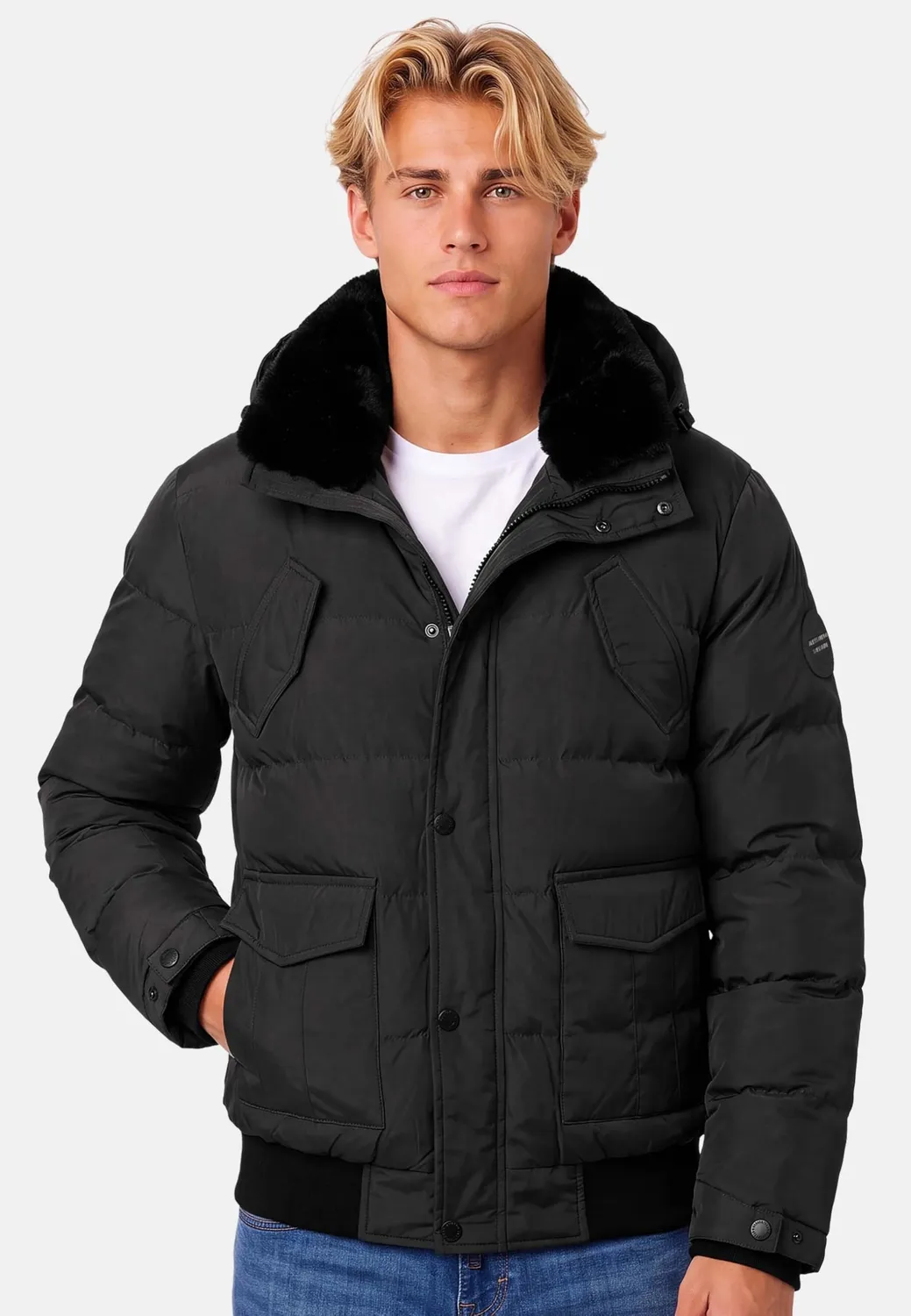 Alessandro Salvarini AS-286 Winterjacke warm gefüttert
