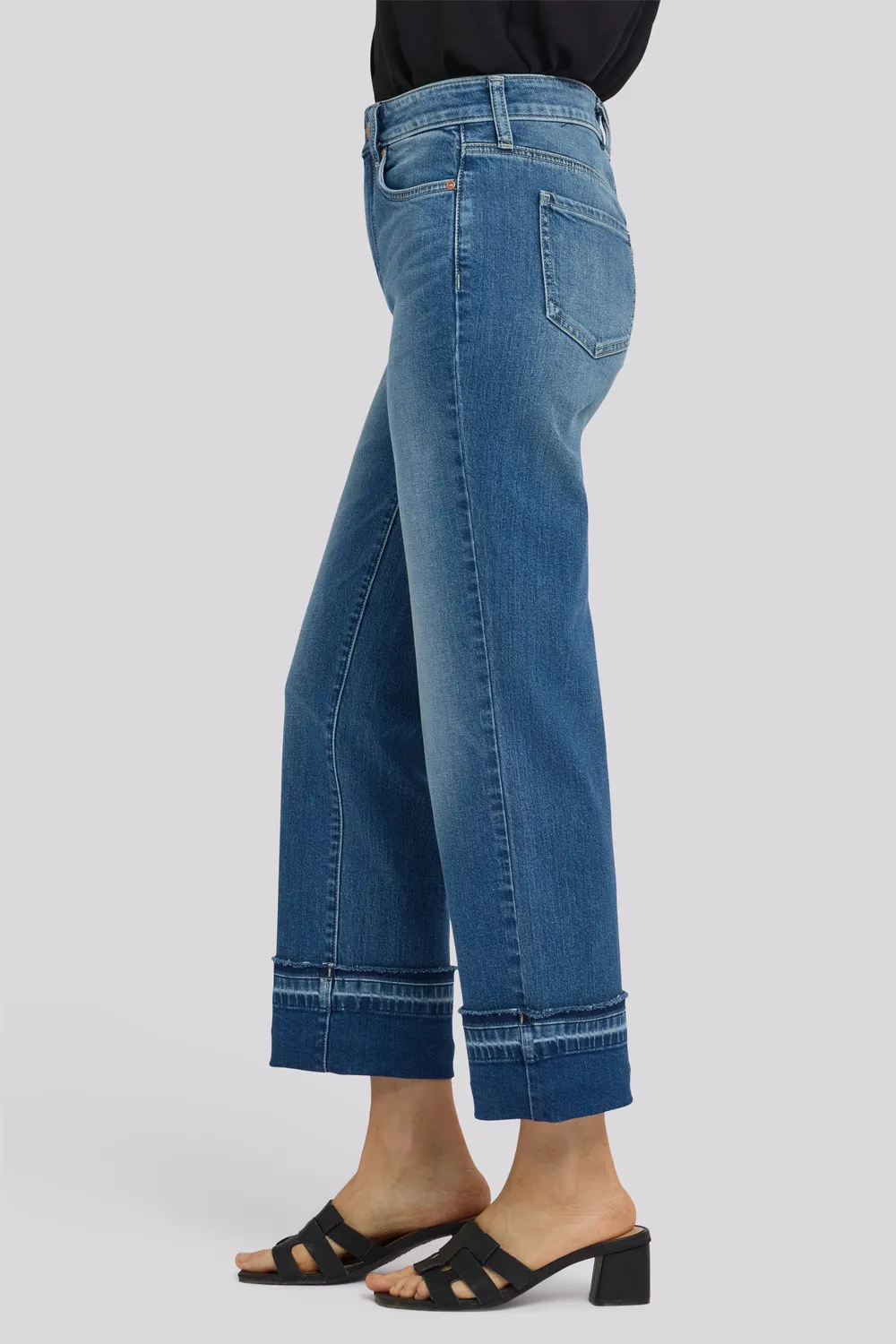 NYDJ Bailey Relaxed Straight Ankle Jeans Sun Soak
