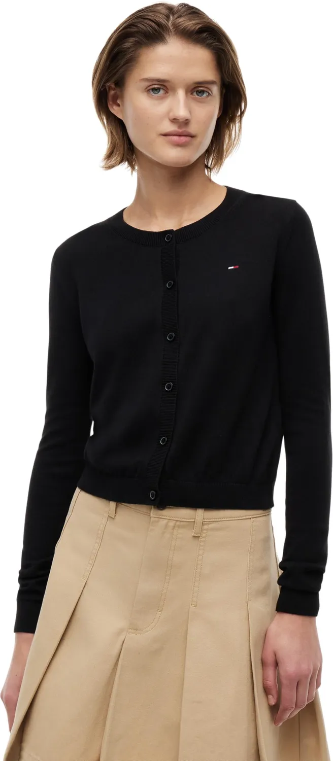 Tommy Jeans Essential Crew Neck Cardigan Strickjacke