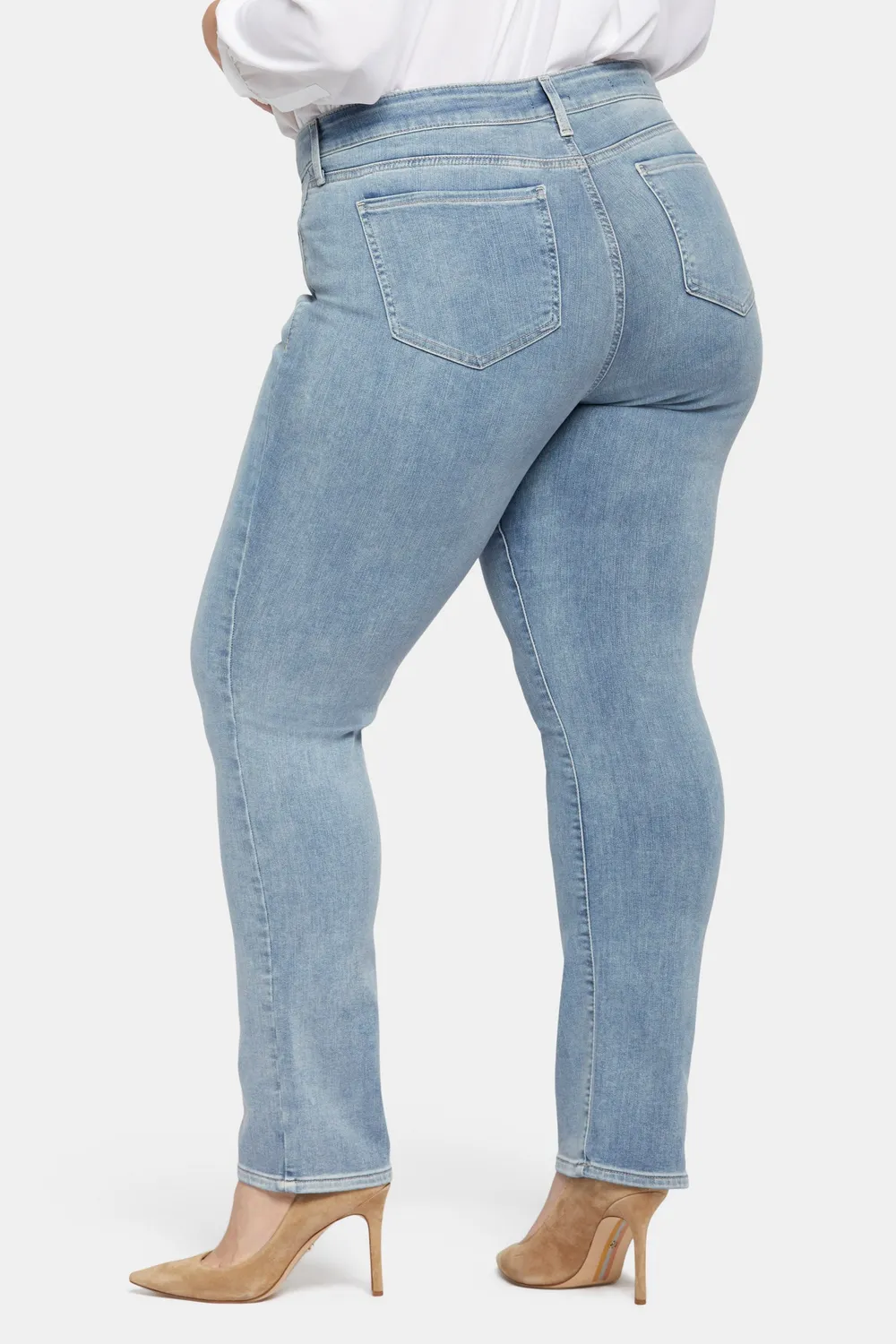 NYDJ Marilyn Straight Haley Jeans Plus Size gerades Bein