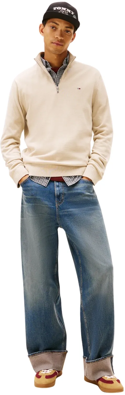 Tommy Jeans Light Pullover Herren Reiverschluss XXL