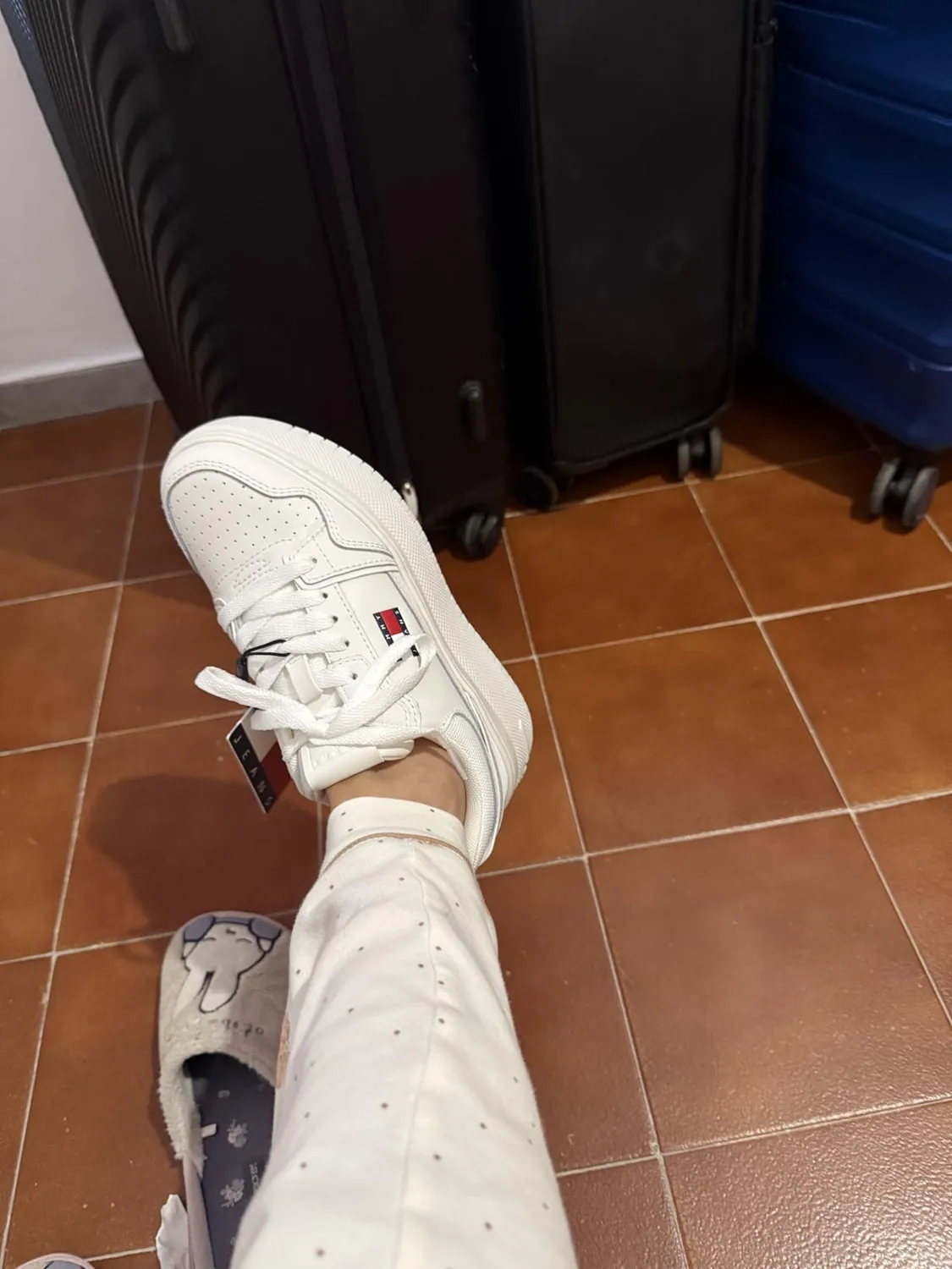 Tommy Jeans TJW Retro Basket Flatform Sneaker Weiß