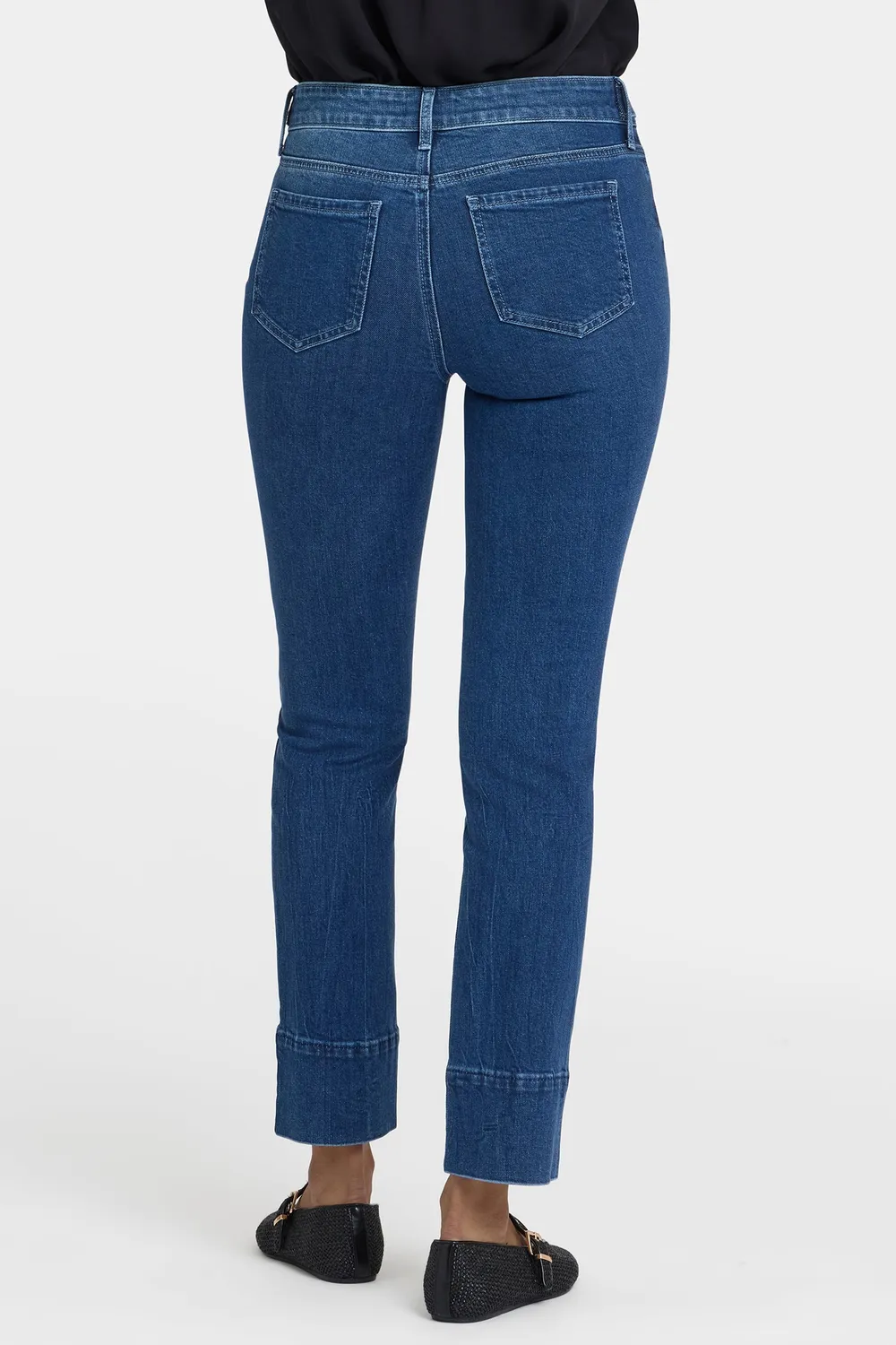 NYDJ Sheri Slim Jeans Petite Cool Marine blau