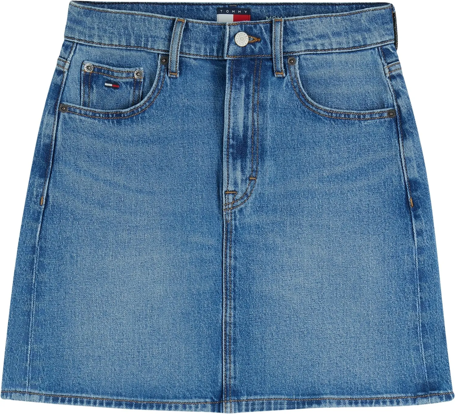 Tommy Jeans 90's Mom Skirt Mini Jeansrock Denim Medium Blau
