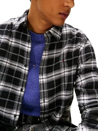 Tommy Jeans TJM DM0DM22024 Flanellhemd Herren 3XL kariert