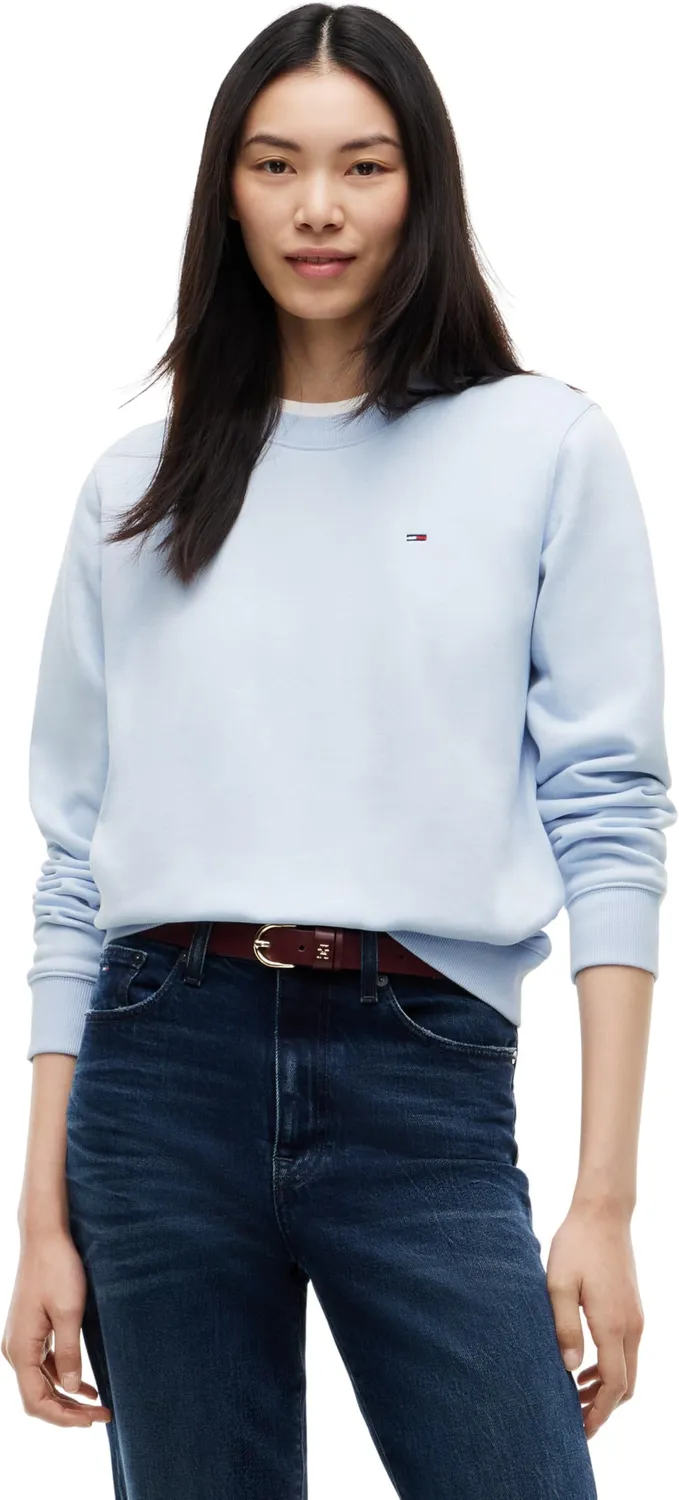 Tommy Jeans Crew Neck Pullover Damen Sweat Rundhals