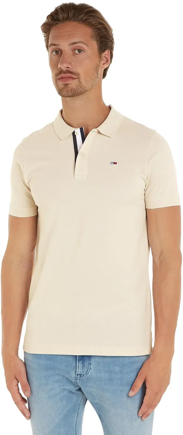 Tommy Jeans TJM Slim Placket Polo Dm0dm15940 XL Kurzarm