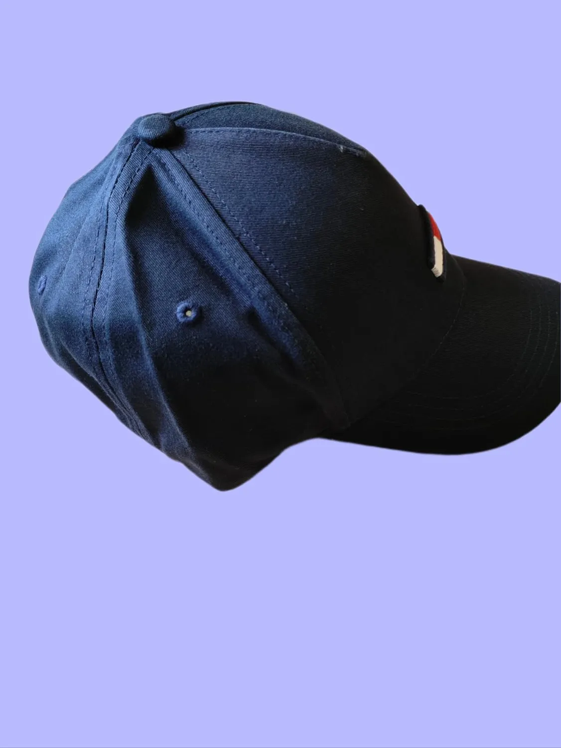 Tommy Jeans TJU Flag Basecap Schwarz Baumwolle