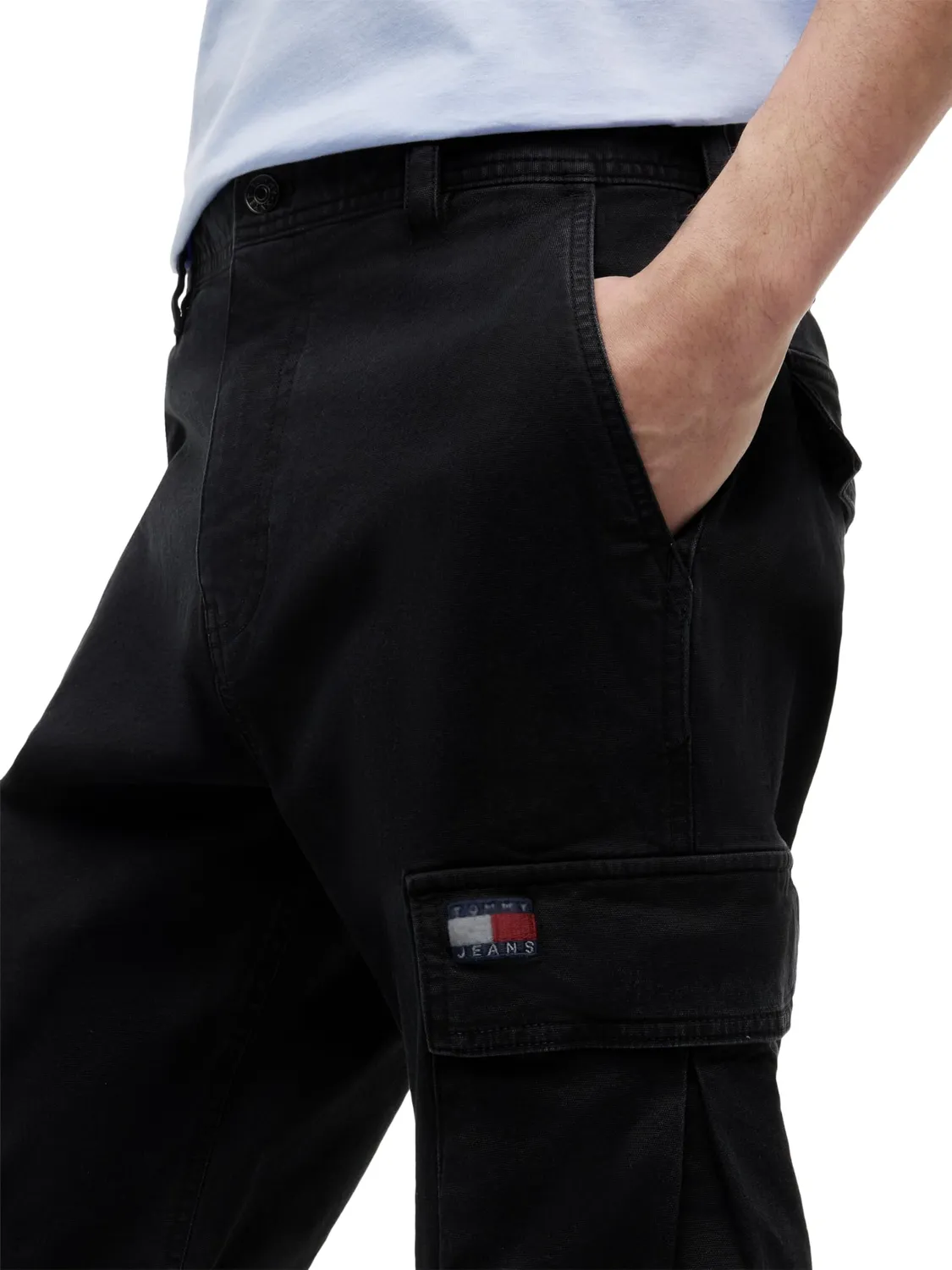Tommy Jeans Otis Co Canvas Cargo Pant Cargohose 32W/32L Grün
