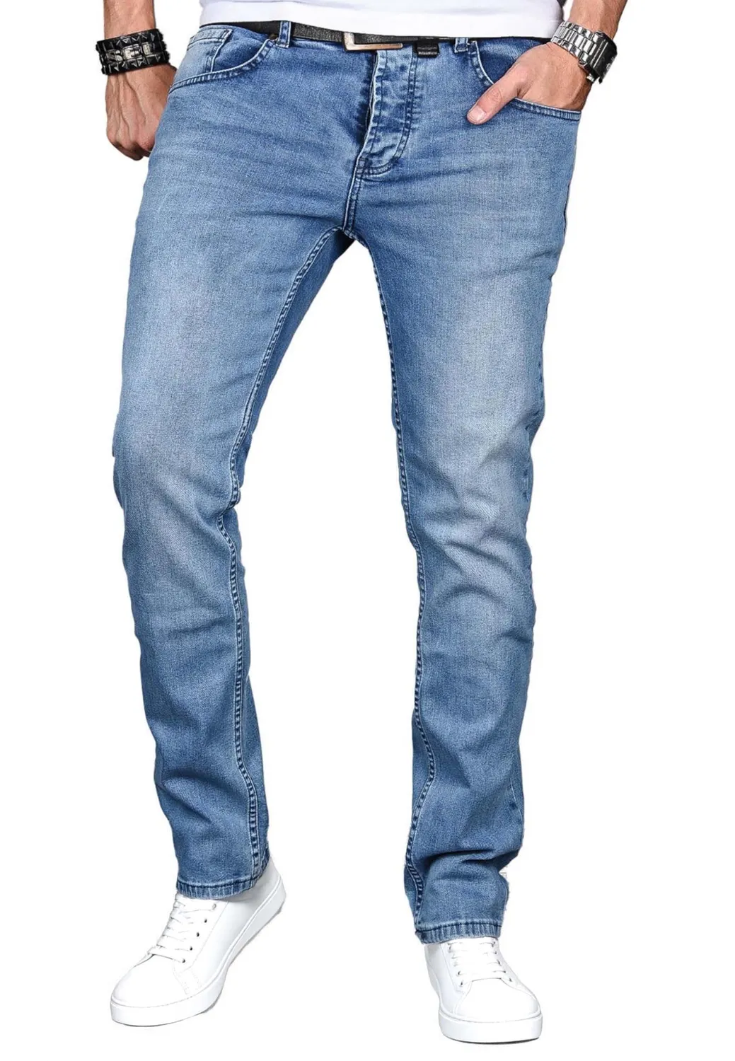 Alessandro Salvarini Slim Fit Jeans 38W 36L Stretch
