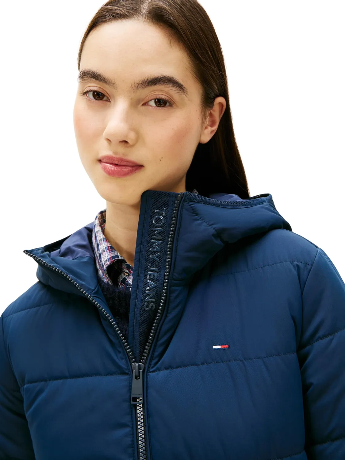 Tommy Jeans Pufferjacke Hooded M Kapuze schwarz