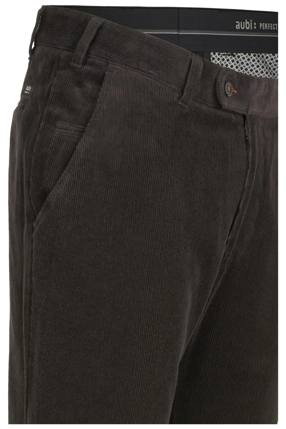 Aubi 526 Cordhose Herren Stretch Rost