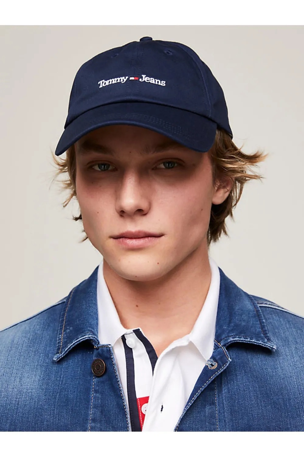 Tommy Jeans Herren Cap Sport Blau Logo Einheitsgröße