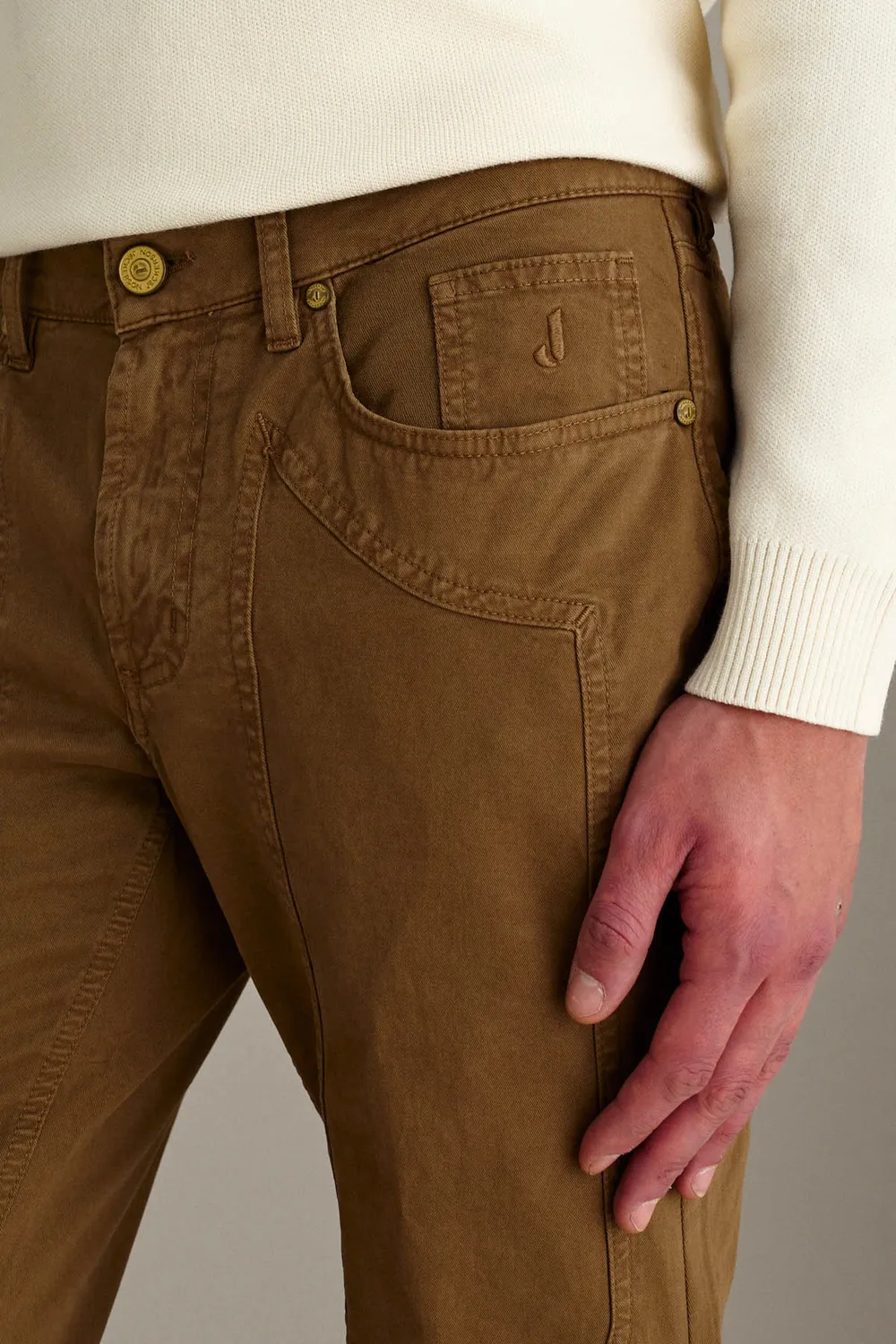 Jeckerson John Slim Fit Herren Chino Braun