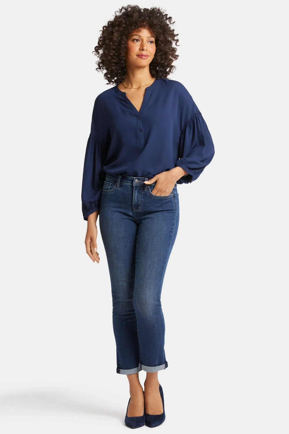 NYDJ Sheri Slim Ankle Jeans Wellspring slim
