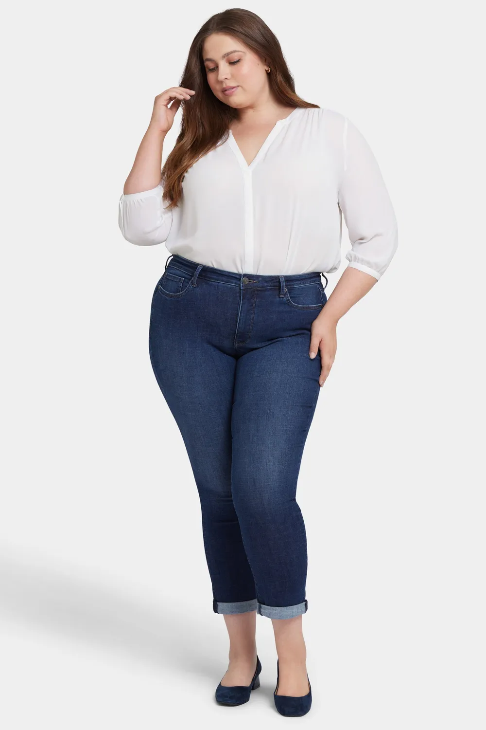 NYDJ Sheri Slim Ankle Jeans Wellspring 16W
