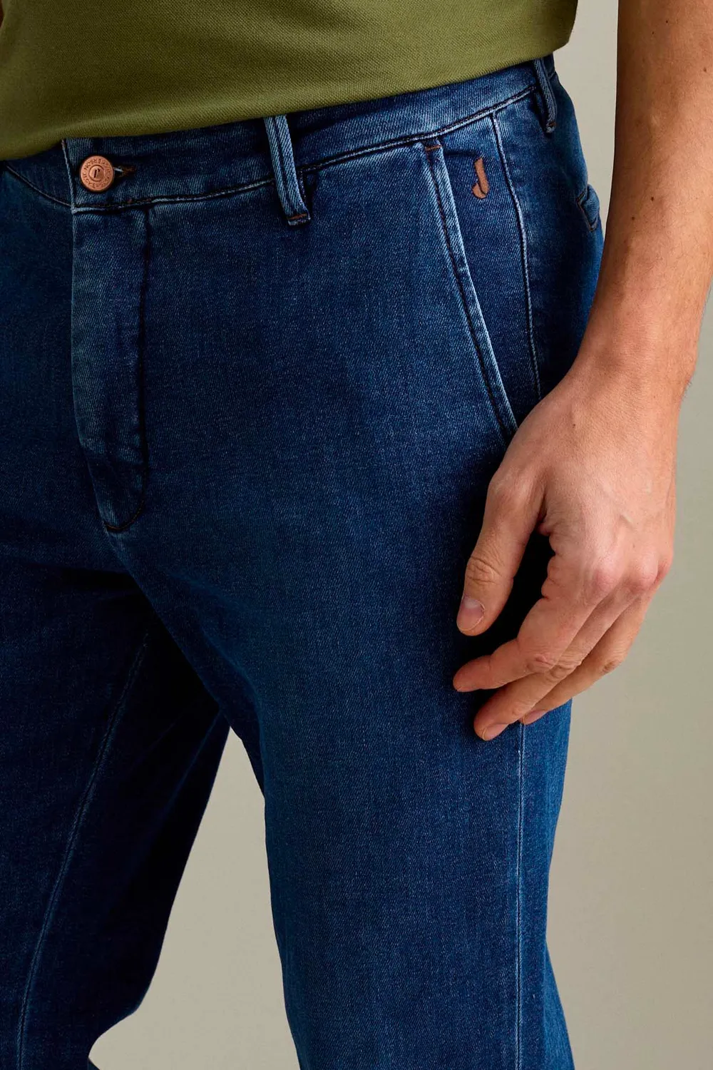 Jeckerson Jack Slim Fit Jeans Dunkelblau Denim
