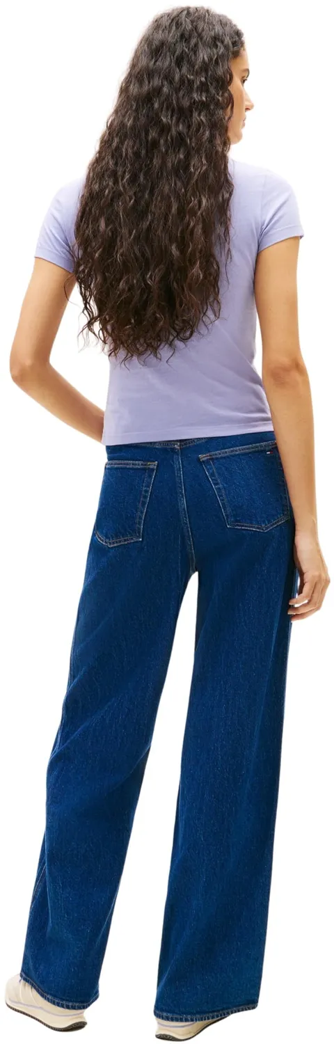 Tommy Jeans T-Shirts Damen 2er Pack Rundhals Ecru