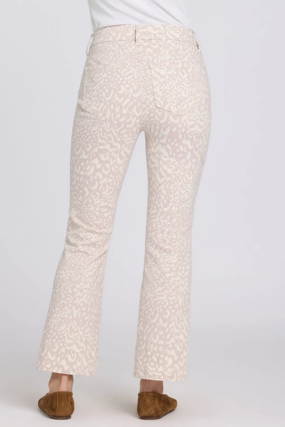 NYDJ Billie Mini Bootcut Petite Jeans Snow Leopard