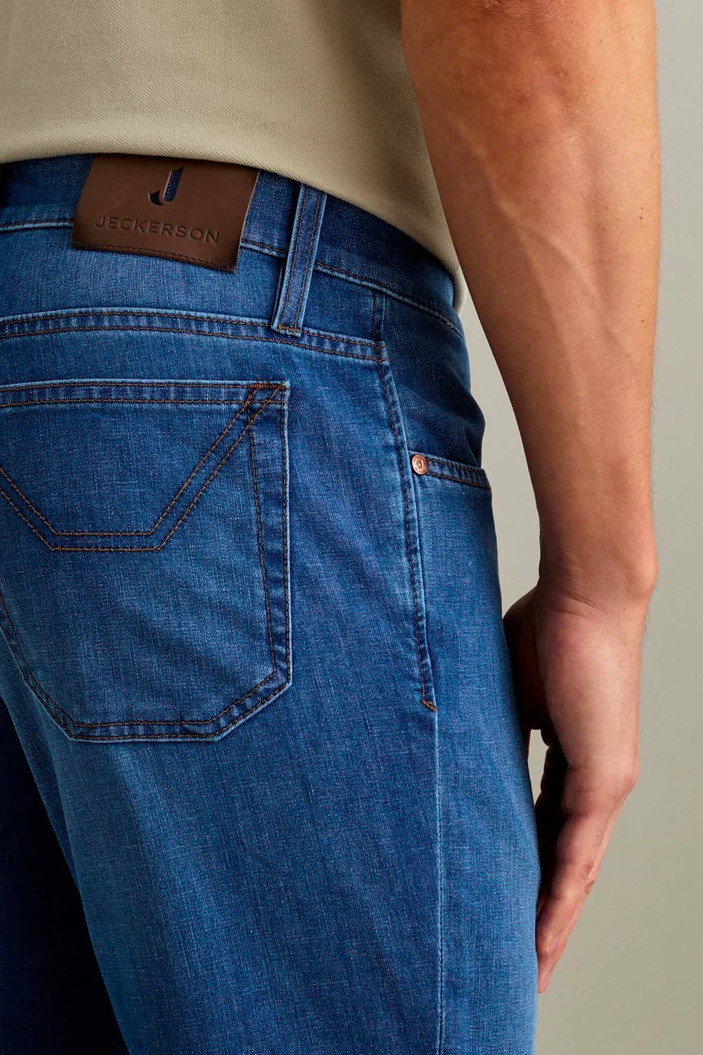 Jeckerson Jordan Slim Fit Jeans Hellblau 8,75 oz