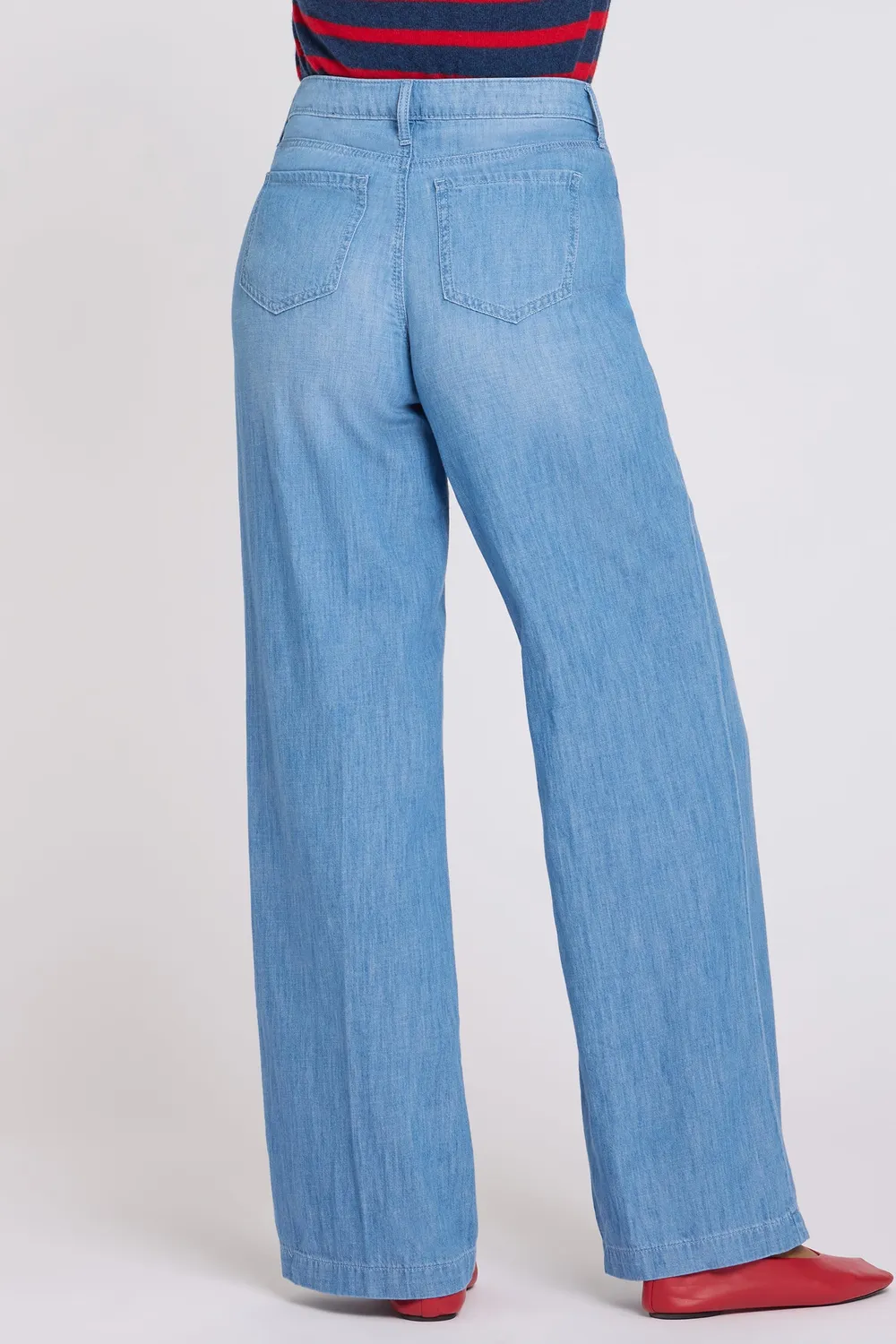 NYDJ Teresa Wide Leg Jeans Riviera Sky Hellblau