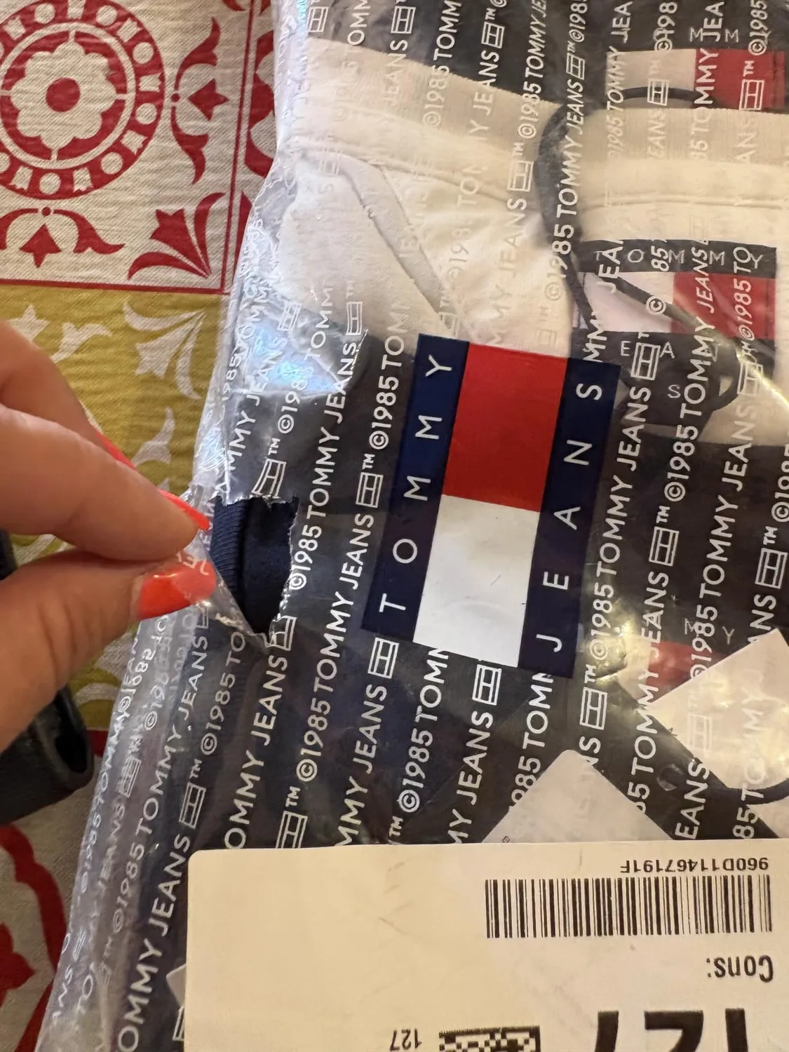 Tommy Jeans TJW 3pack V-Neck Tee T-Shirt L 3er Pack Baumwolle