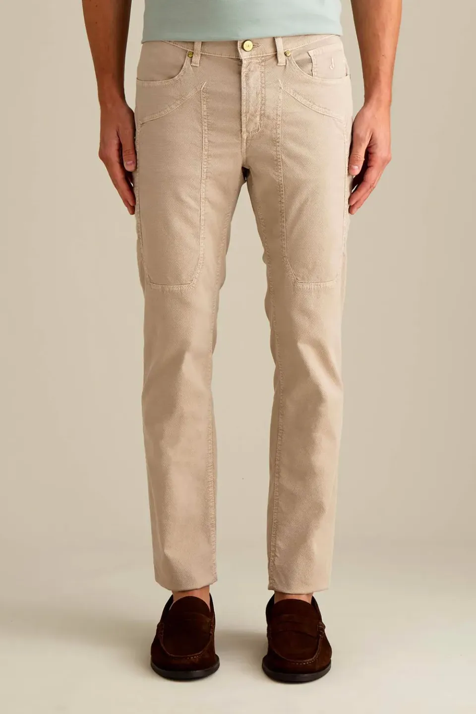 Jeckerson John Toppa Slim Hose beige zement