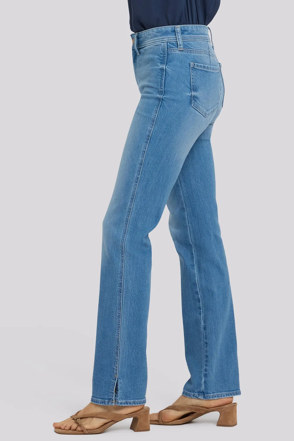 NYDJ Marilyn Straight Petite Jeans Vista Lakes Indigo