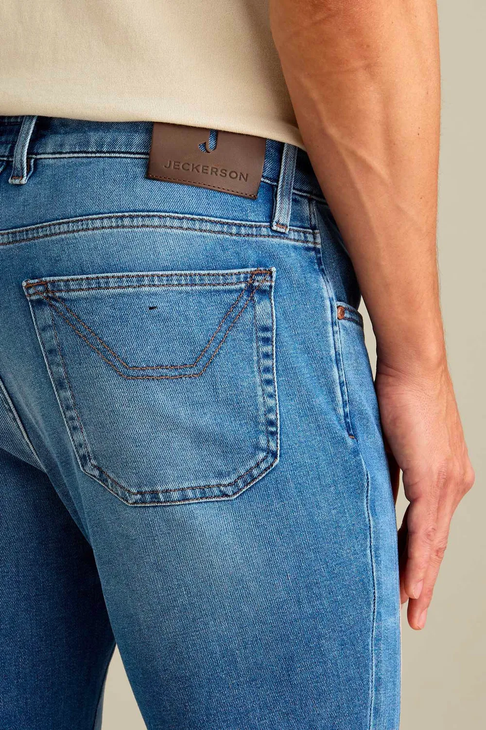 Jeckerson James Jeans Herren hellblau Skinny Alcantara