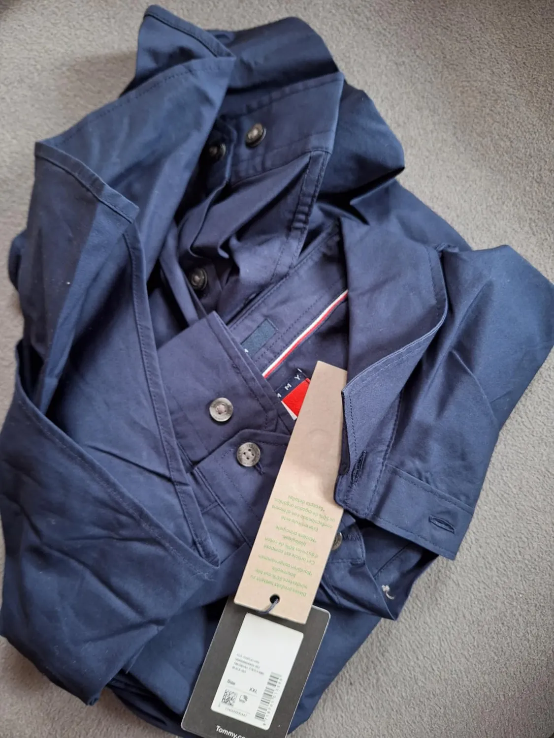 Tommy Jeans Original Stretch Shirt Slim Fit Herren Hemd
